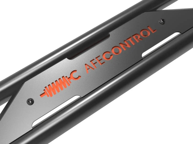 aFe 19-22 Mazda 3 L4 2.0L/2.5L/2.5L (t) CONTROL Front Suspension Strut Brace  - Gunmetal Gray - Back View