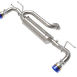 Load image into Gallery viewer, aFe 19-22 Mazda 3 L4 2.5L Takeda 3in to 2-1/2in 304 SS Axle-Back Exhaust w/ Blue Flame Tip - Main Product View