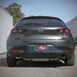 Load image into Gallery viewer, aFe 19-22 Mazda 3 L4 2.5L Takeda 3in to 2-1/2in 304 SS Axle-Back Exhaust w/ Blue Flame Tip - Back View