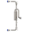 Load image into Gallery viewer, aFe 19-22 Mazda 3 L4 2.5L Takeda 3in to 2-1/2in 304 SS Axle-Back Exhaust w/ Blue Flame Tip - Additional View 6