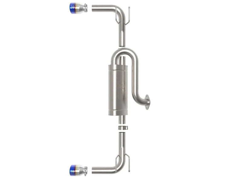 aFe 19-22 Mazda 3 L4 2.5L Takeda 3in to 2-1/2in 304 SS Axle-Back Exhaust w/ Blue Flame Tip - Additional View 6