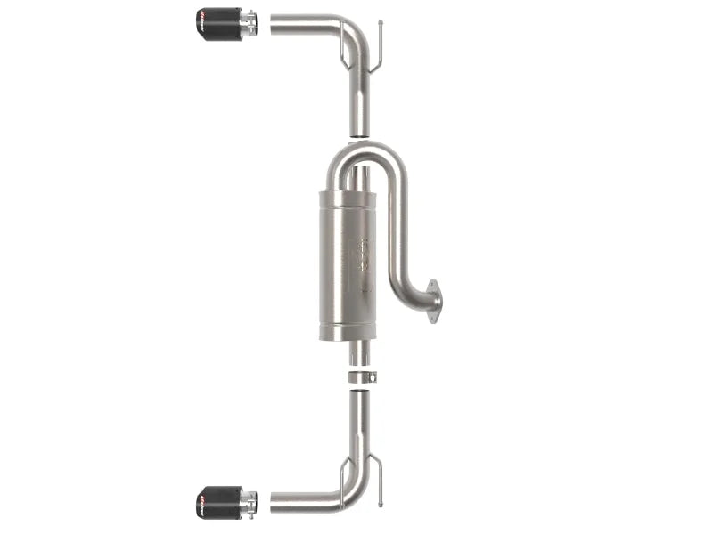 aFe 19-22 Mazda 3 L4 2.5L Takeda 3in to 2-1/2in 304 SS Axle-Back Exhaust w/ Carbon Fiber Tip - Additional View 6
