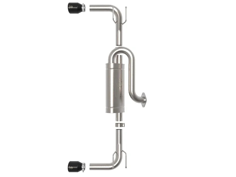 aFe 19-22 Mazda 3 L4 2.5L Takeda 3in to 2-1/2in 304 Stainless Steel Axle-Back Exhaust w/ Black Tip - Additional View 6