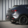 Load image into Gallery viewer, aFe 19-22 Mazda 3 L4 2.5L Takeda 3in to 2-1/2in 304 Stainless Steel Axle-Back Exhaust w/Polished Tip - Installation View