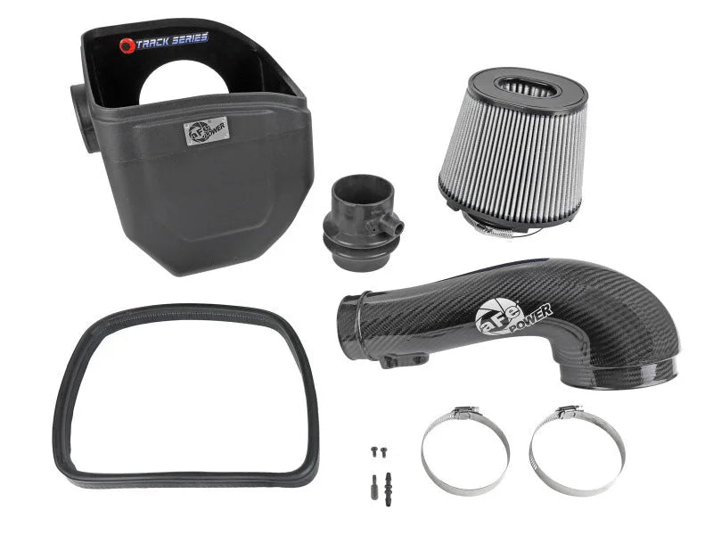 aFe 19-23 Nissan Patrol 4.8L L6 Track Series Carbon Fiber Intake System w/Pro DRY S Filter - Additional View 5