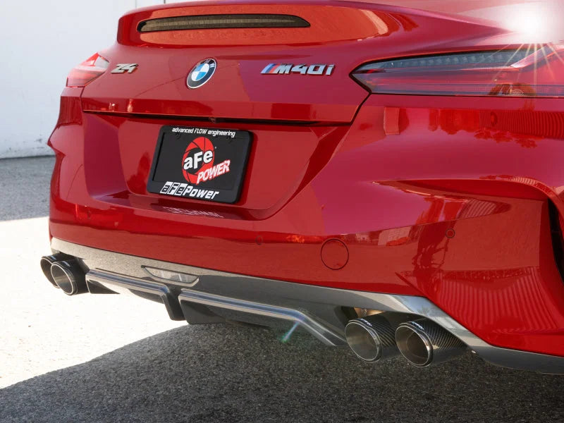 aFe 19-24 BMW Z4 M40i (G29) B58 Turbo MACH Force-Xp 3in to 2-1/2in SS CB Exhaust System - Carbon - Additional View 5