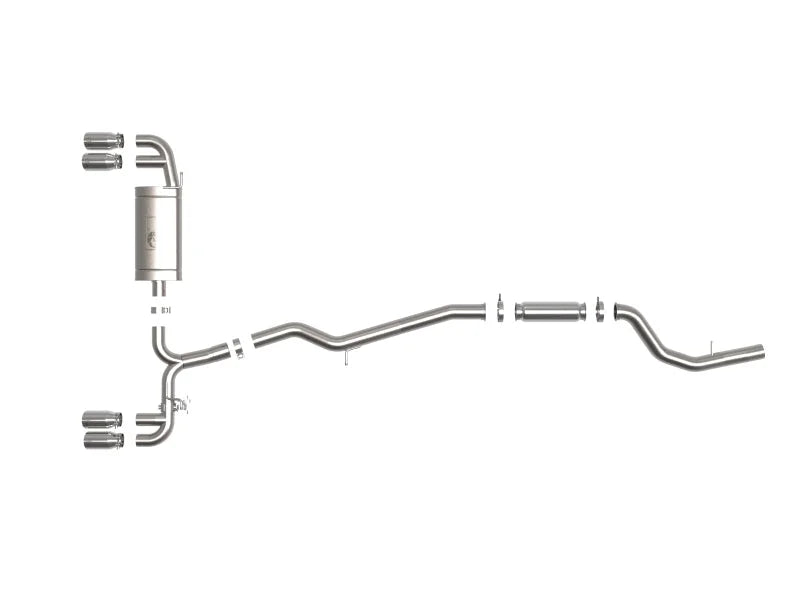 aFe 19-24 BMW Z4 M40i (G29) L6-3.0L (t) B58 MACH Force-Xp 3in to 2-1/2in SS CB Exhaust - Polished - Additional View 7