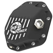 Load image into Gallery viewer, aFe 19-25 GM Trucks Front Diff Cover - Black w/ Machined Fins - Main Product View