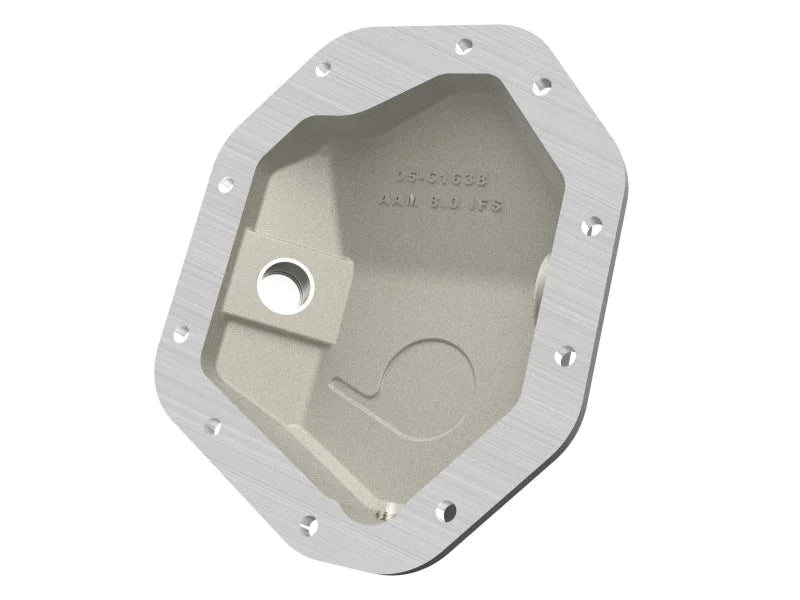 aFe 19-25 GM Trucks Front Diff Cover - Black w/ Machined Fins - Additional View 8