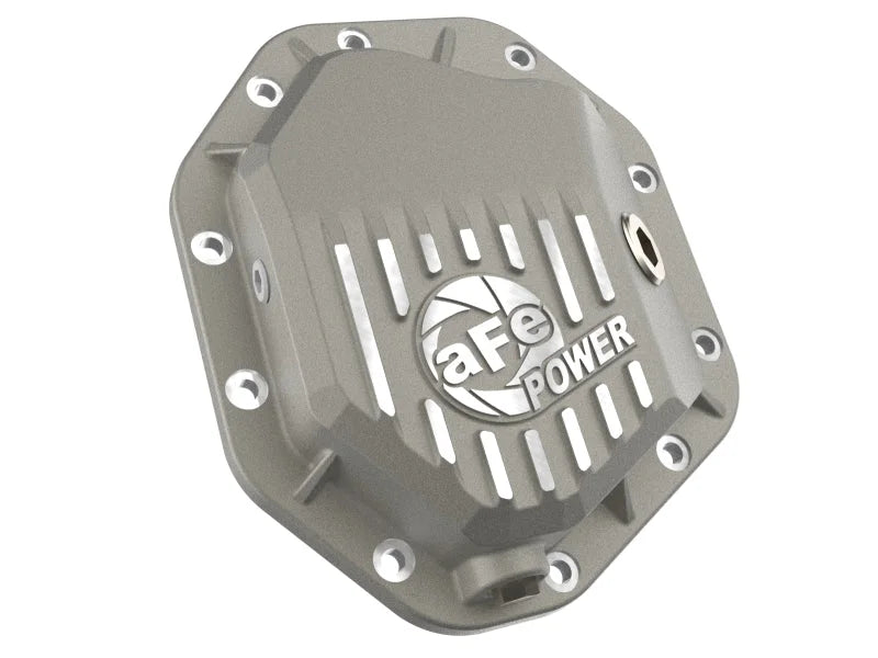 aFe 19-25 GM Trucks Front Diff Cover - Raw w/ Machined Fins - Additional View 7