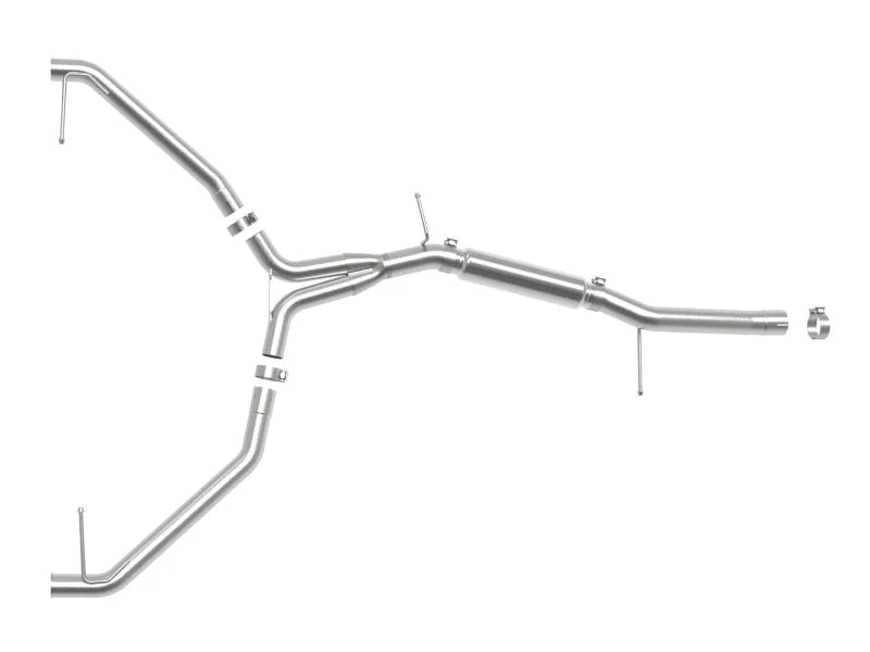 aFe 20-21 Audi A4 L4-2.0L (t) MACH Force-Xp 3in to 2-1/2in 304 SS Axle-Back Exhaust System - Additional View 6