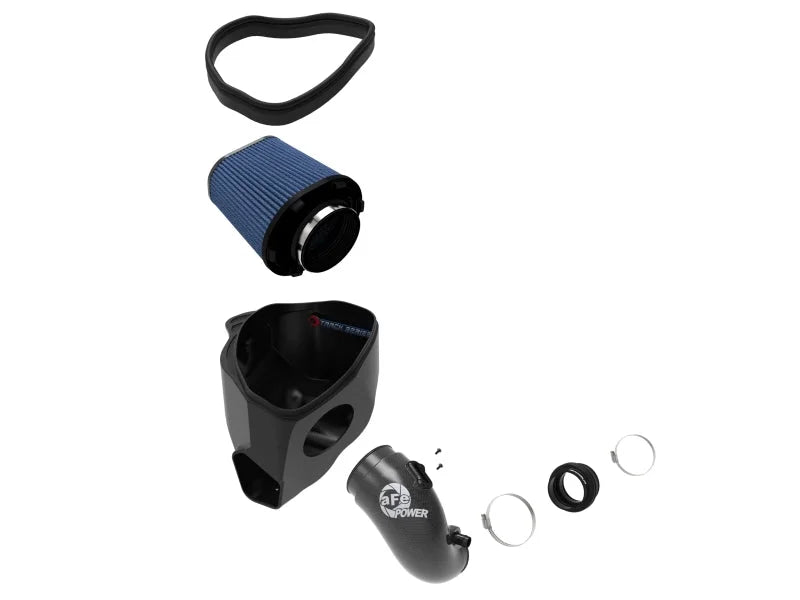 aFe 20-21 BMW Z4 M40i (G29) L6-3.0L (t) B58 Track Series Intake System w/ Pro 5R Filter - Back View