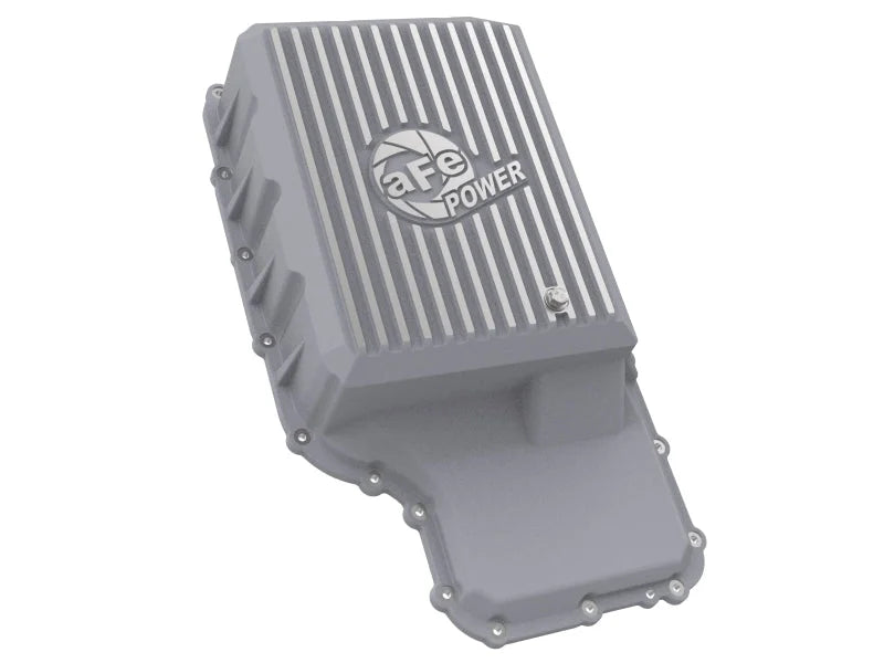aFe 20-21 Ford Truck w/ 10R140 Transmission Pan Raw POWER Street Series w/ Machined Fins - Additional View 7
