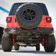 Load image into Gallery viewer, aFe 20-21 Jeep Wrangler (JL) Large Bore-HD 3 IN 304 Stainless Steel DPF-Back Hi-Tuck Exhaust System - Installation View