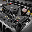 Load image into Gallery viewer, aFe 20-21 Jeep Wrangler (JL) V6-3.0L (td) Momentum HD Cold Air Intake System w/ Pro GUARD 7 Media - Side View
