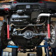 Load image into Gallery viewer, aFe 20-21 Jeep Wrangler Large Bore-HD 3in 304 Stainless Steel DPF-Back Exhaust System - Black Tip - Installation View