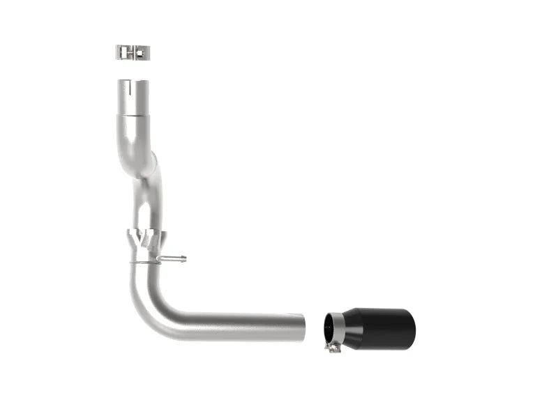 aFe 20-21 Jeep Wrangler Large Bore-HD 3in 304 Stainless Steel DPF-Back Exhaust System - Black Tip - Additional View 8