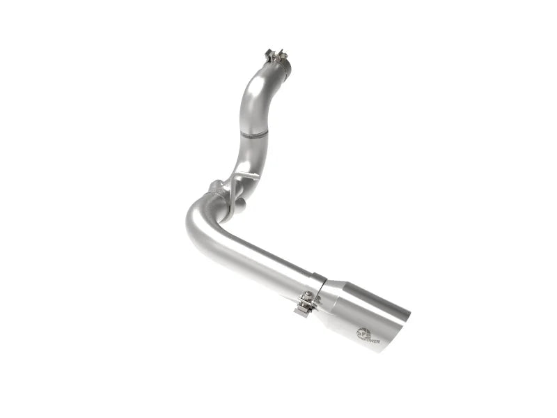 aFe 20-21 Jeep Wrangler Large Bore-HD 3in 304 Stainless Steel DPF-Back Exhaust System - Polished Tip - Main Product View