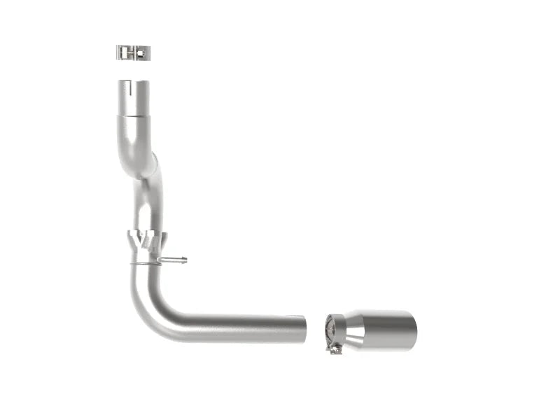 aFe 20-21 Jeep Wrangler Large Bore-HD 3in 304 Stainless Steel DPF-Back Exhaust System - Polished Tip - Additional View 7