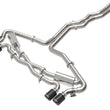 Load image into Gallery viewer, aFe 20-22 Audi RS6 Avant V8 4L (tt) MACH Force-Xp 3in to 2.5in 304 SS Cat-Back Exhaust w/ Carbon Tip - Main Product View