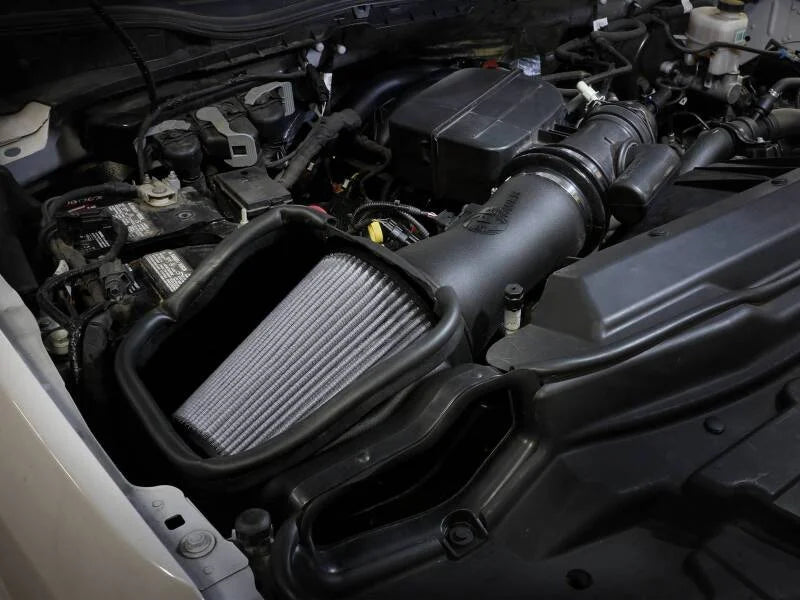 aFe 20-22 Ford F-250/F-350 V8-3.7L Magnum FORCE Stage-2 Intake System - Side View