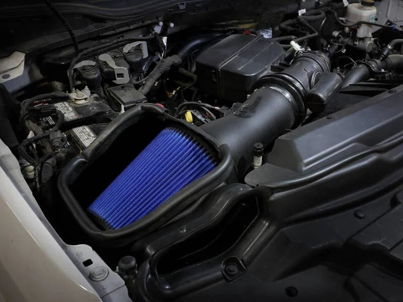 aFe 20-22 Ford F-250/F-350 V8-3.7L Magnum FORCE Stage-2 Intake System - Side View