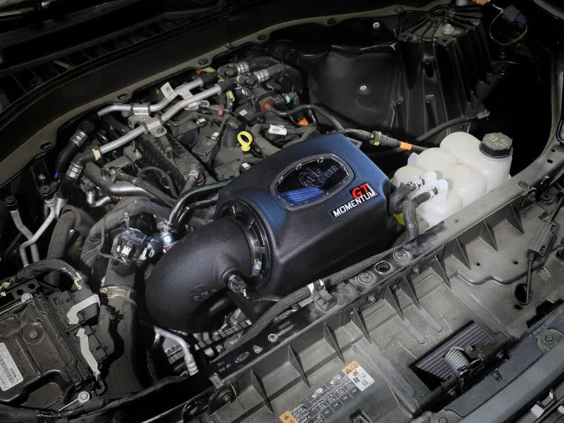 aFe 20-23 Ford Explorer L4 2.3L Momentum GT Cold Air Intake System w/ Pro 5R Filter - Side View