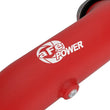 Load image into Gallery viewer, aFe 20-23 Ford Explorer ST V6 3.0L (tt) BladeRunner Aluminum Hot and Cold Charge Pipe Kit - Red - Back View