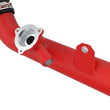 Load image into Gallery viewer, aFe 20-23 Ford Explorer ST V6 3.0L (tt) BladeRunner Aluminum Hot and Cold Charge Pipe Kit - Red - Installation View