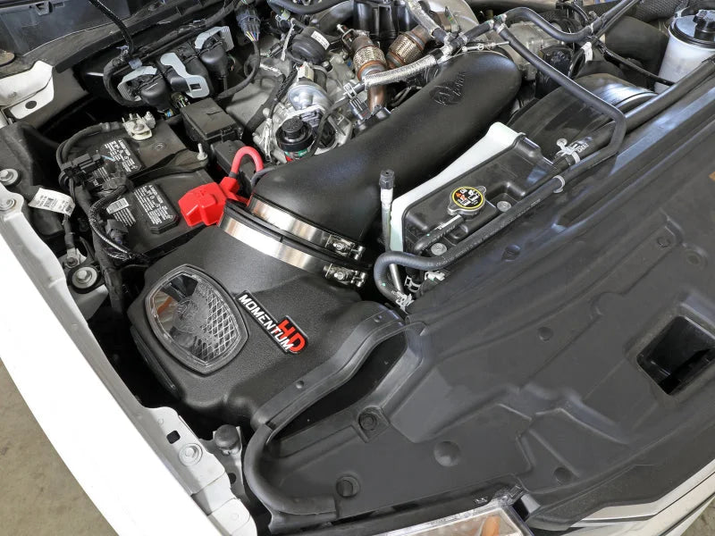 aFe 20-24 Ford Diesel Trucks V8-6.7L (td) Momentum HD Cold Air Intake System w/ Pro DRY S Filter - Side View