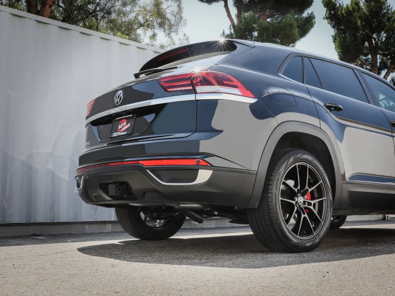 aFe 20-24 VW Atlas Cross Sport L4 2.0L/V6 3.6L MACH Force-Xp SS Hi-Tuck Cat-Back Exhaust - Side View
