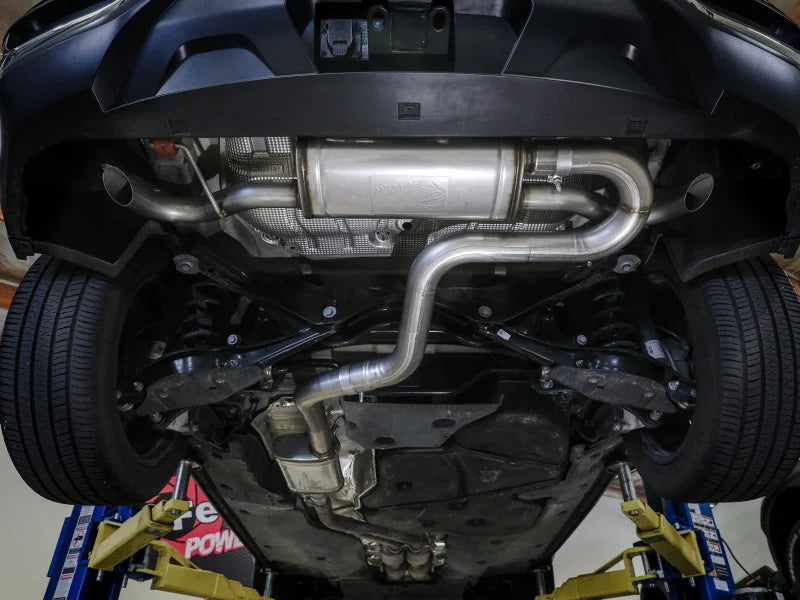 aFe 20-24 VW Atlas Cross Sport L4 2.0L/V6 3.6L MACH Force-Xp SS Hi-Tuck Cat-Back Exhaust - Back View