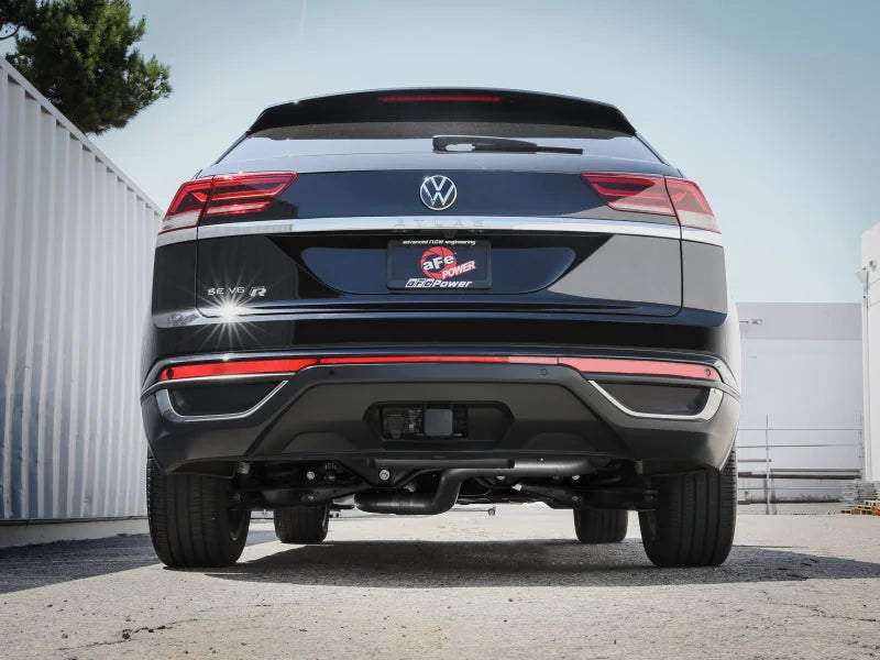 aFe 20-24 VW Atlas Cross Sport L4 2.0L/V6 3.6L MACH Force-Xp SS Hi-Tuck Cat-Back Exhaust - Installation View
