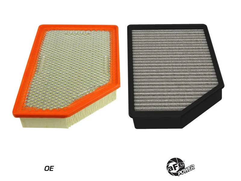 aFe 20-25 GM Diesel Trucks V8-6.6L (td) L5P Magnum FLOW OE Replacement Air Filter w/ Pro DRY S Media - Installation View