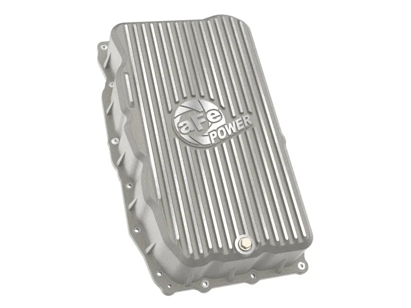 aFe 20-26 GM Trucks L6 3.0L Transmission Pan - Raw / Machined Fins - Additional View 6