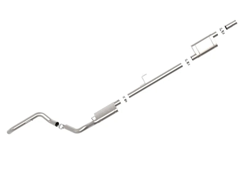 aFe +20 Jeep Gladiator MACH Force-Xp 3 IN 409 Stainless Steel Cat-Back Hi-Tuck Cat-Back - Additional View 6