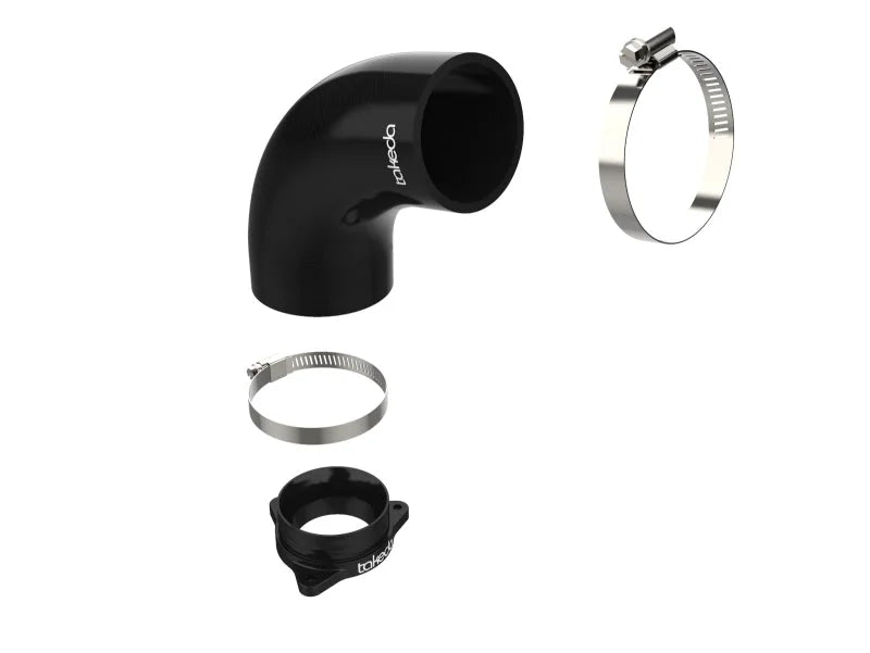 aFe 2019-2020 Hyundai Veloster N L4-2.0L (T) Takeda Turbo Inlet w/ Factory Intake - Side View