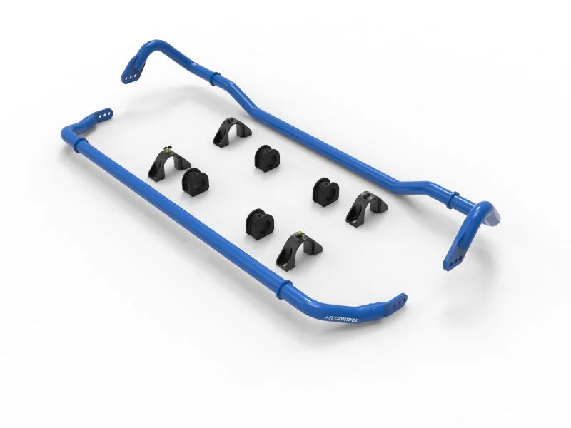 aFe 2020 Chevrolet Corvette C8 Control 3-Way Adjustable Front / Rear Sway Bar Set - Main Product View