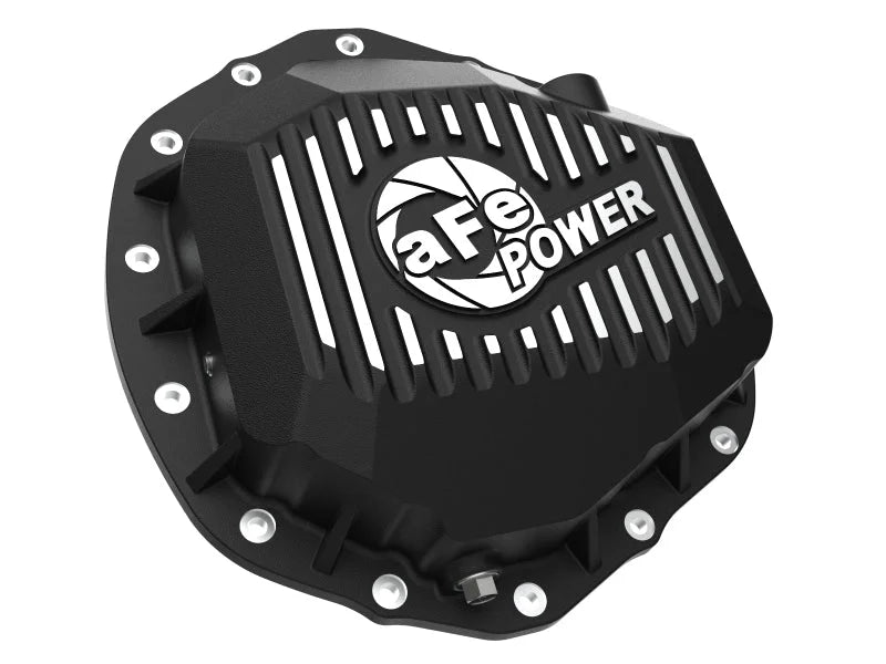 aFe 2020 Chevrolet Silverado 2500 HD  Rear Differential Cover Black ; Pro Series w/ Machined Fins - Additional View 7