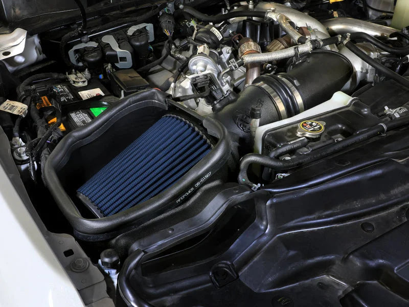 aFe 2020+ Ford Diesel Trucks V8-6.7L Momentum GT Pro 5R Intake System - Side View