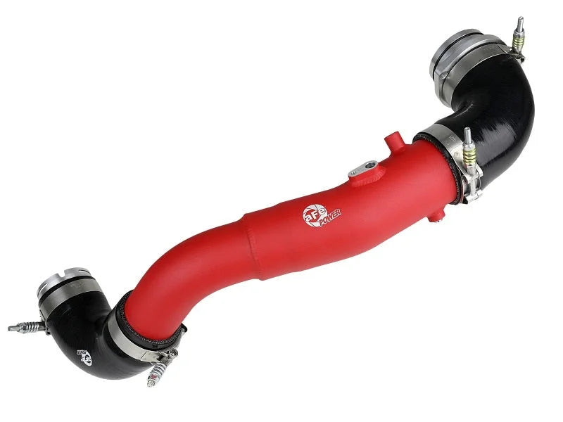 aFe 2020 Toyota Supra 3.0L 3in Red Intercooler Tube - Hot - Main Product View