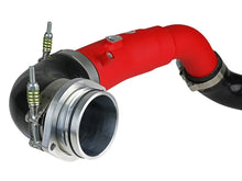 Load image into Gallery viewer, aFe 2020 Toyota Supra 3.0L 3in Red Intercooler Tube - Hot - Side View