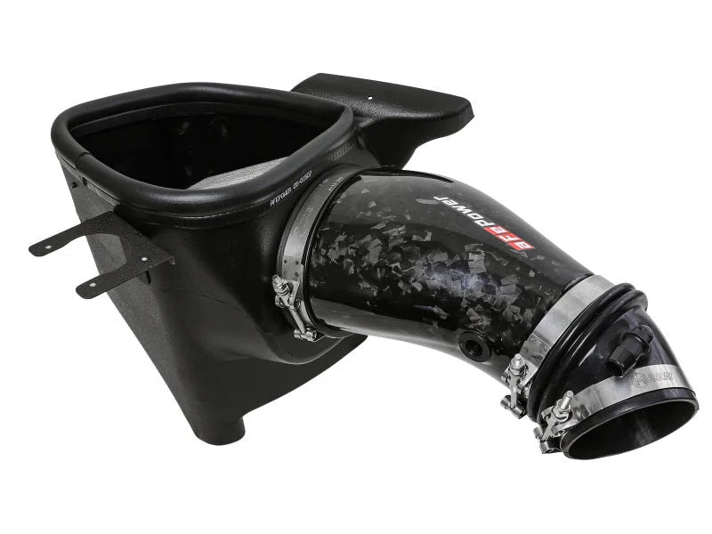 aFe 2021 Dodge Durango SRT Hellcat Track Series Carbon Fiber Cold Air Intake System w/ Pro DRY S - Installation View