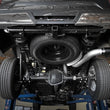 Load image into Gallery viewer, aFe 2021 Ford F-150 V6-3.0L (td) Large Bore 409 SS DPF-Back Exhaust System - Side View