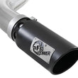 Load image into Gallery viewer, aFe 2021 Ford F-150 V6-3.0L (td) Large Bore 409 SS DPF-Back Exhaust System - Back View