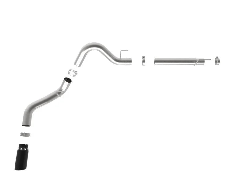 aFe 2021 Ford F-150 V6-3.0L (td) Large Bore 409 SS DPF-Back Exhaust System - Additional View 7