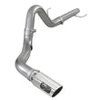 Load image into Gallery viewer, aFe 2021 Ford F-150 V6-3.0L (td) Large Bore 409 SS DPF-Back Exhaust System w/ Polished Tip - Main Product View