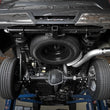 Load image into Gallery viewer, aFe 2021 Ford F-150 V6-3.0L (td) Large Bore 409 SS DPF-Back Exhaust System w/ Polished Tip - Side View