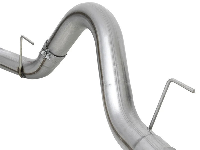 aFe 2021 Ford F-150 V6-3.0L (td) Large Bore 409 SS DPF-Back Exhaust System w/ Polished Tip - Additional View 5