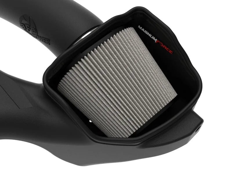 aFe 2021+ Ford F150 5.0L V8 MagnumFORCE Intake Stage-2 Pro DRY S - Back View